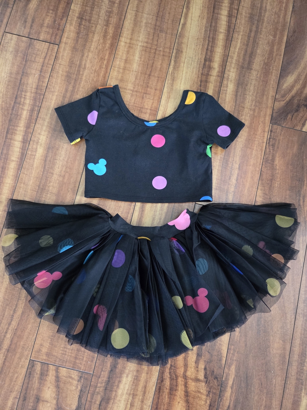 Wild Rich Kids Mickey Dot 2 Piece Tutu Size 5/6